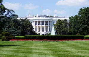 The Whitehouse building fixed camera view from lawn